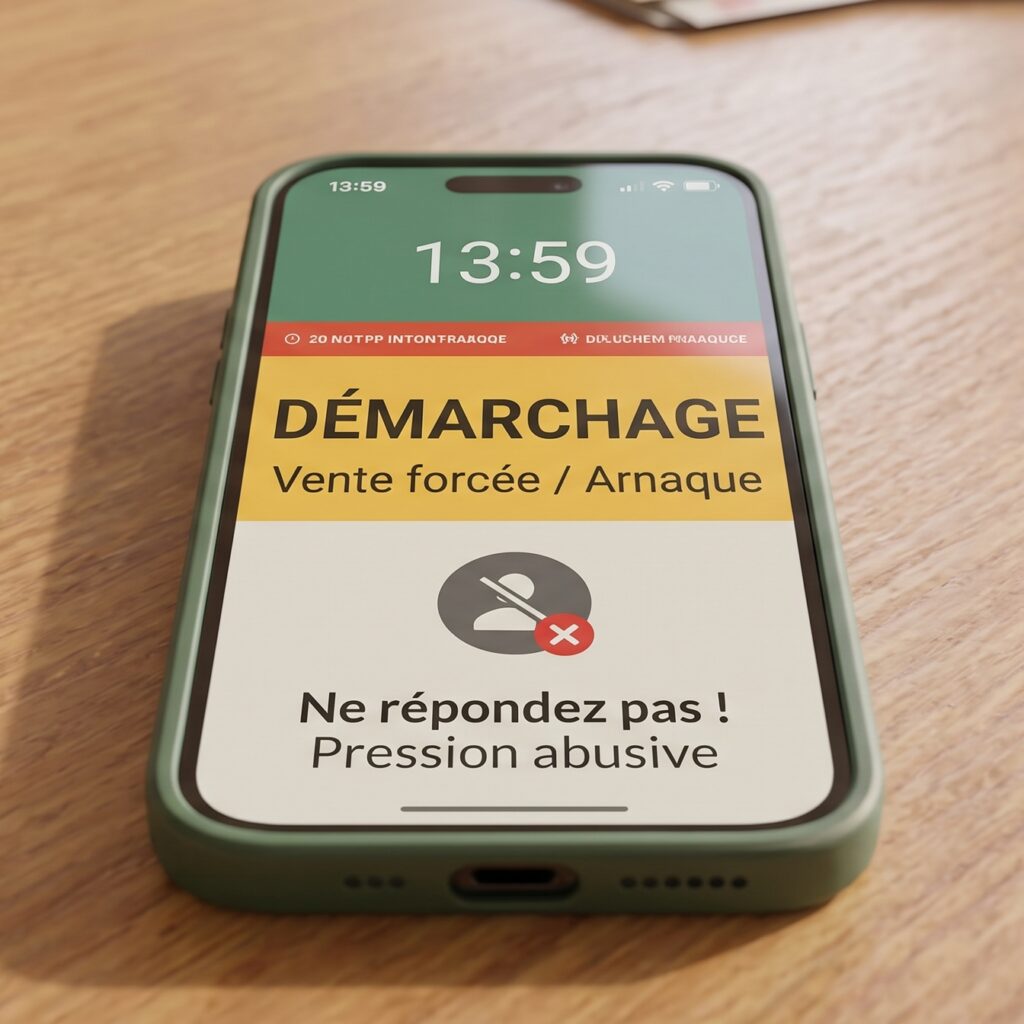 Démarchage téléphonique abusif